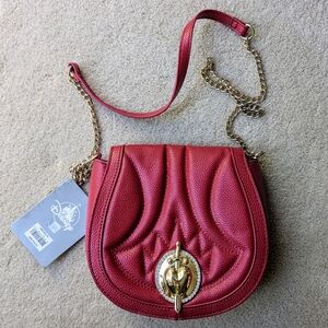 NWT Disney Evil Queen Crossbody Purse Red Gold